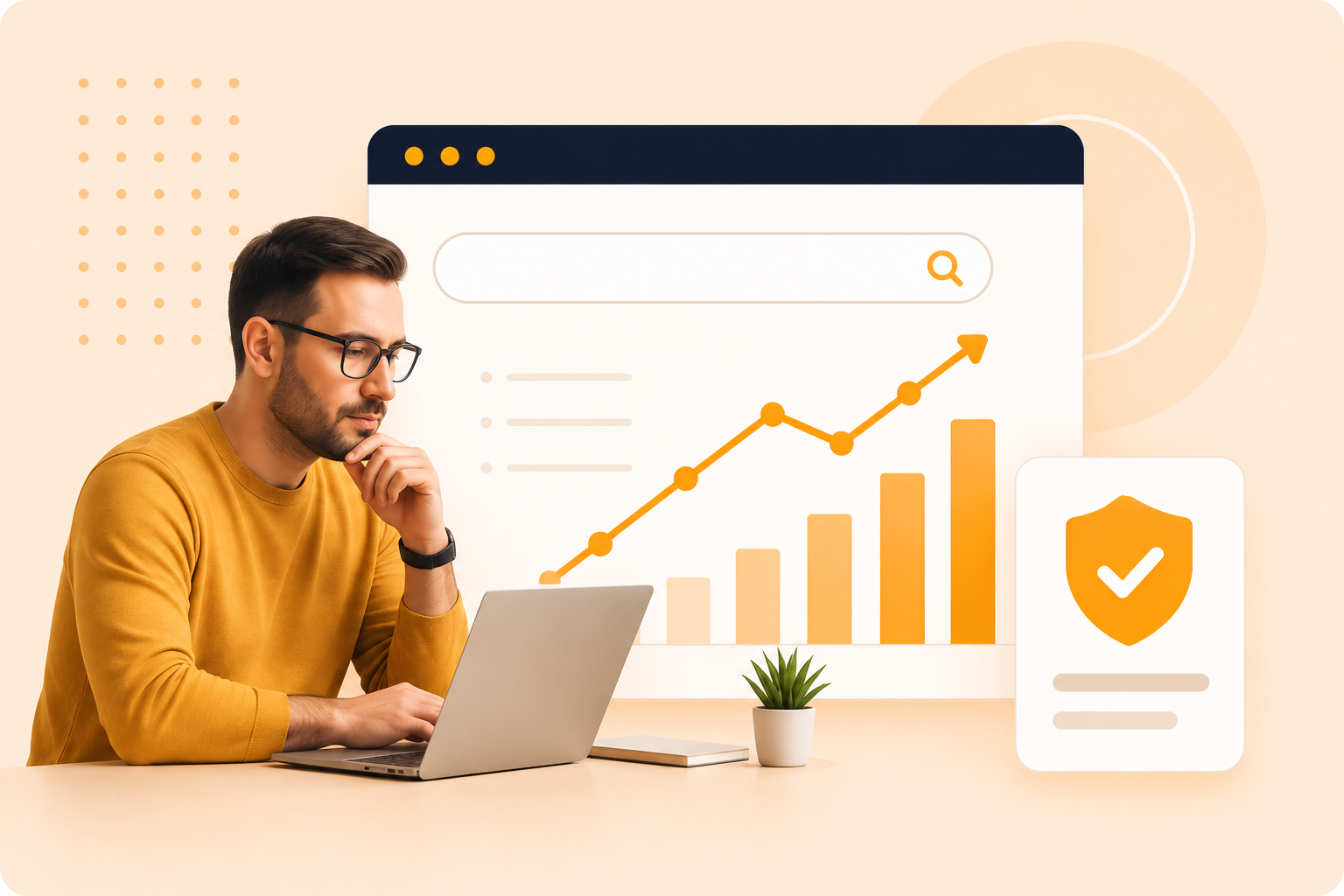 Illustration showing why technical SEO is important