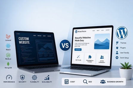 Custom Website vs WordPress: Which Is Right for Your Business