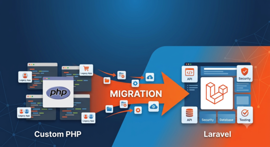 Custom PHP to Laravel Migration: We Migrated 20+ Apps — Here’s What You Need to Know