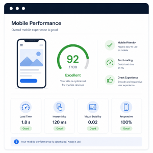 Mobile performance report